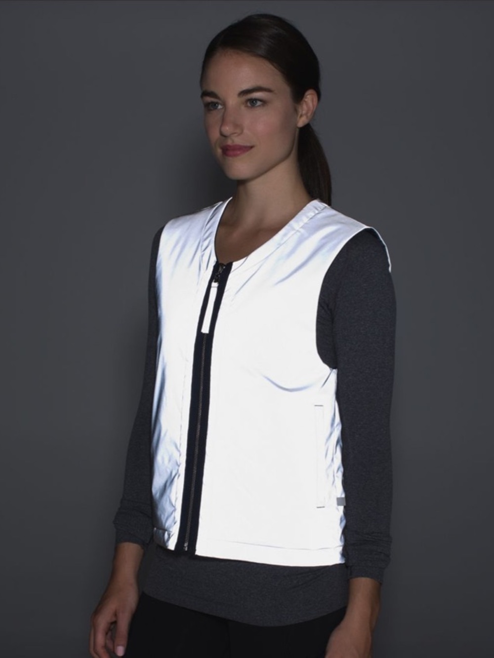 Lululemon Light & Bright Vest in Inkwell/Silver